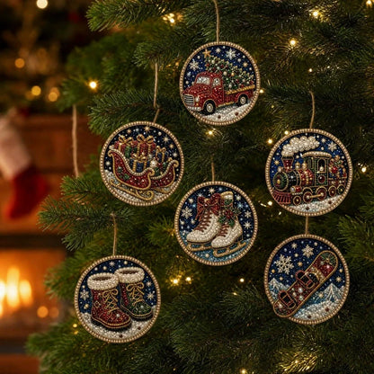 DIY Pearl Christmas Tree Ornament Kit
