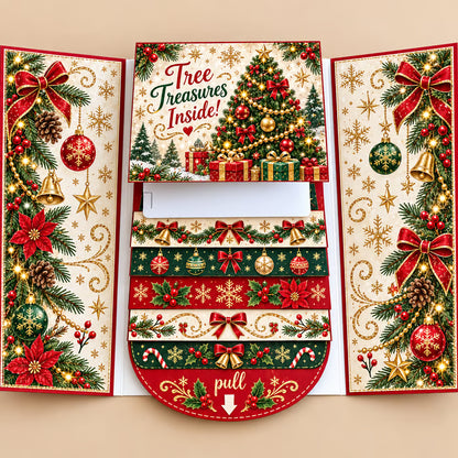 ⏰LAST DAY 50% OFF - 2026 New🎅🎁 Waterfall Christmas Gift Card Booklet 💳✨