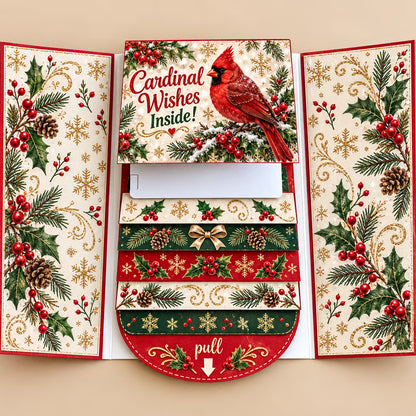 ⏰LAST DAY 50% OFF - 2026 New🎅🎁 Waterfall Christmas Gift Card Booklet 💳✨