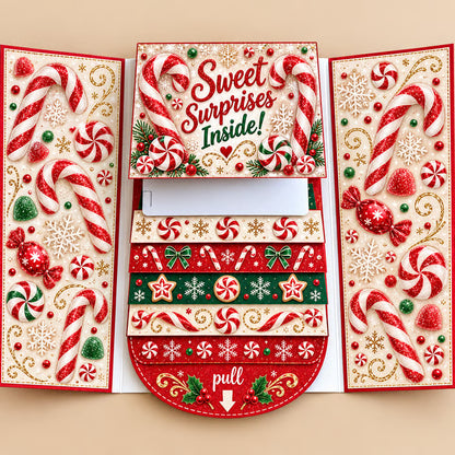 ⏰LAST DAY 50% OFF - 2026 New🎅🎁 Waterfall Christmas Gift Card Booklet 💳✨