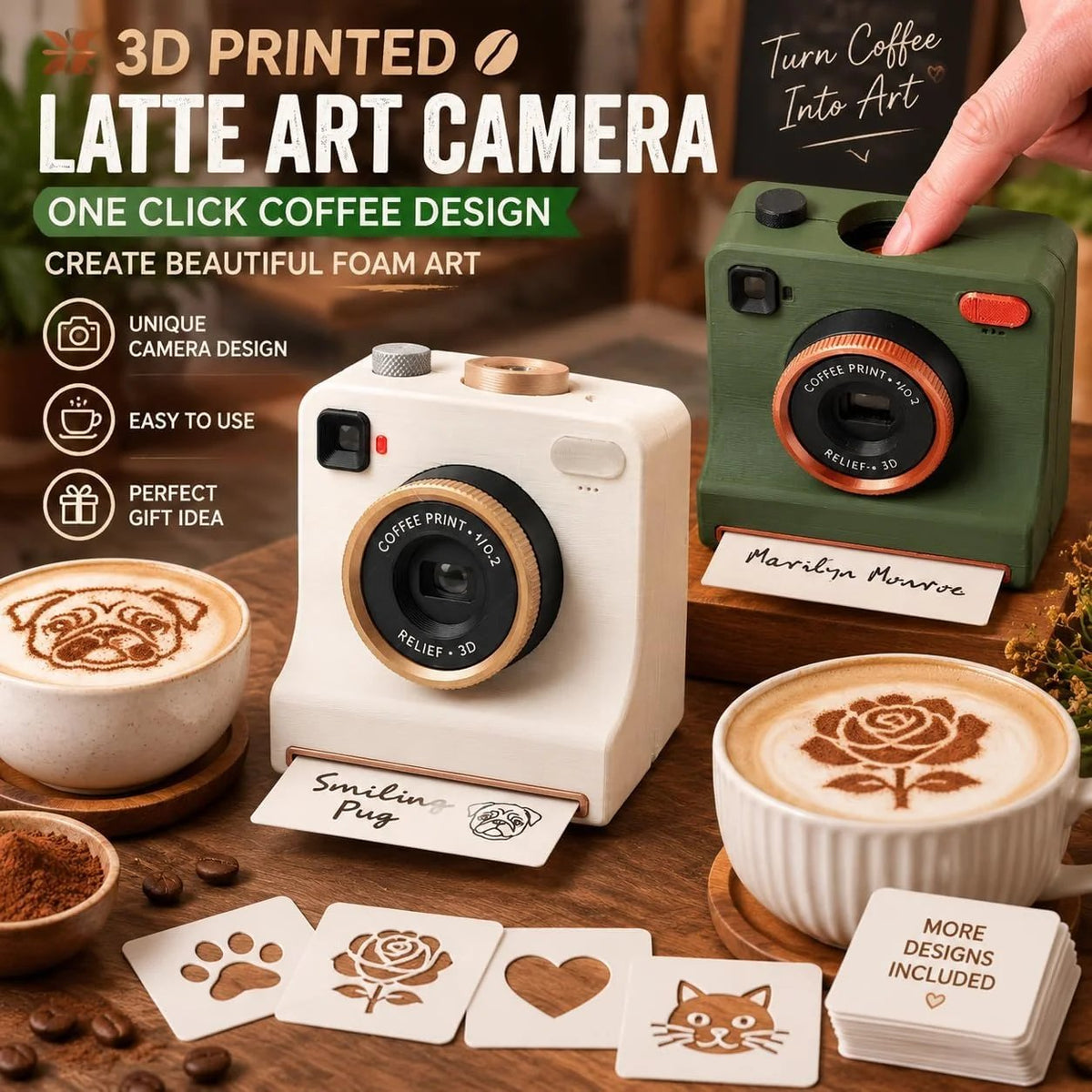 ☕✨ 59% OFF Smart Latte Art Maker Camera Tool 🎨 Create Beautiful Coffee Designs At Home(✨Buy 2 Free Shipping)