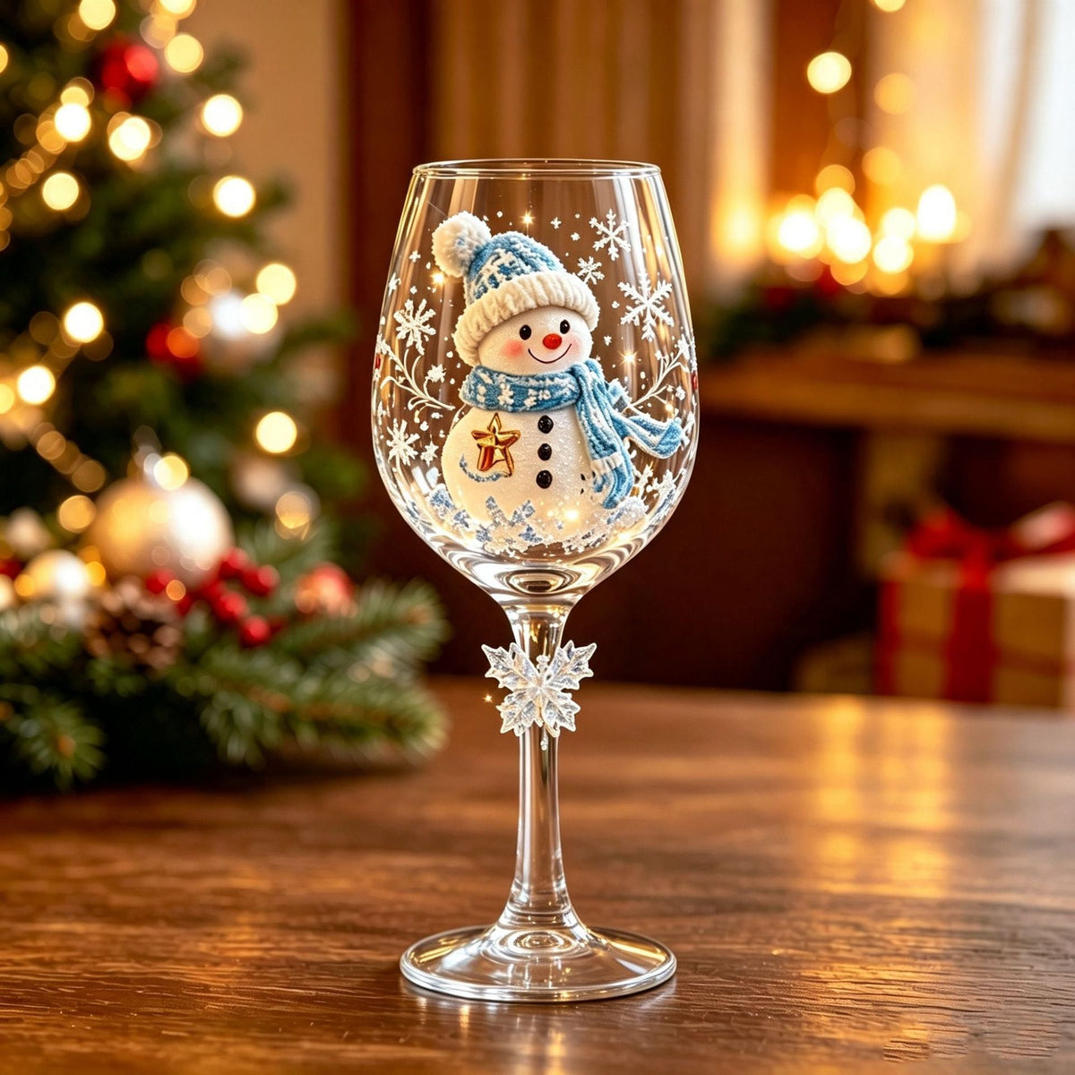 🔥🎁Christmas  Wine Glass Collection Gift Box Set✨